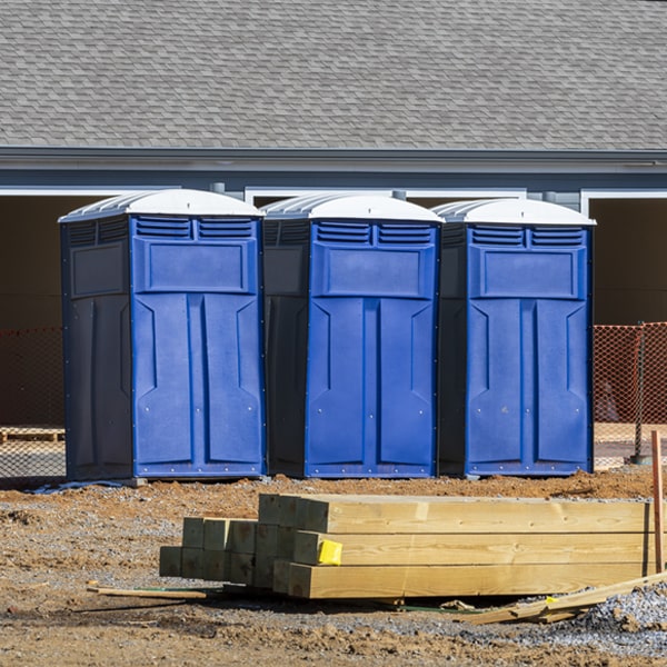 what is the maximum capacity for a single portable toilet in Fort Cobb Oklahoma